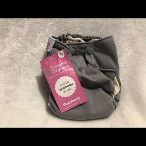 Blueberry Newborn Organic Simplex AIO Diaper